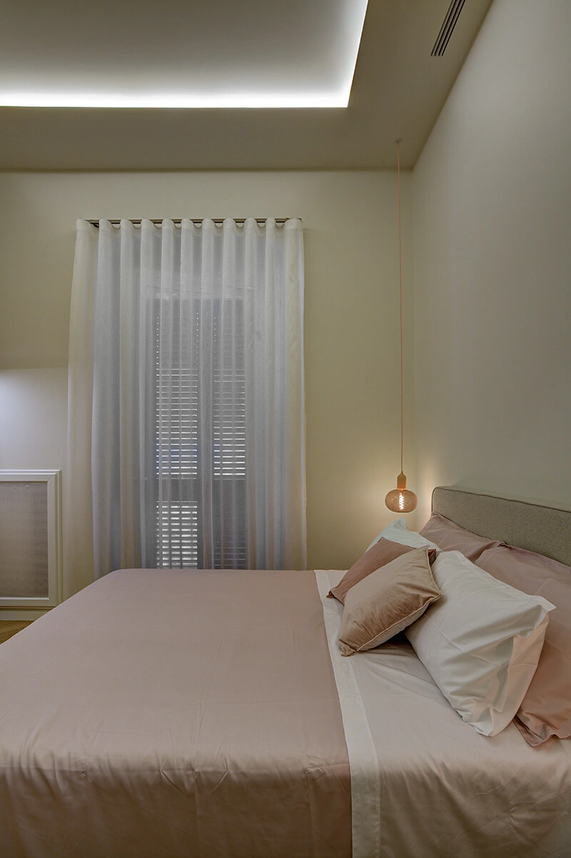 Letto della Camera Terracotta – B&B Barletta, comfort e stile.